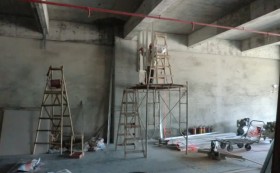 國(guó)際E城辦公室裝修施工現(xiàn)場(chǎng)圖